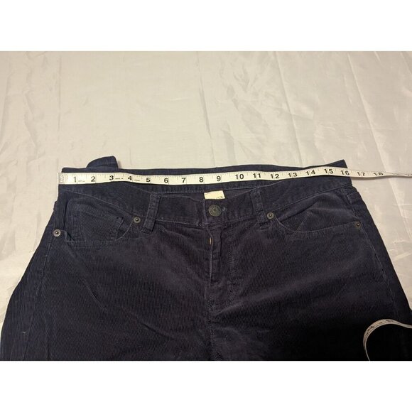 J Crew Jeans Womens 30 Corduroy Toothpick Skinny Pants Casual Black/ Dark Blue - Picture 9 of 15